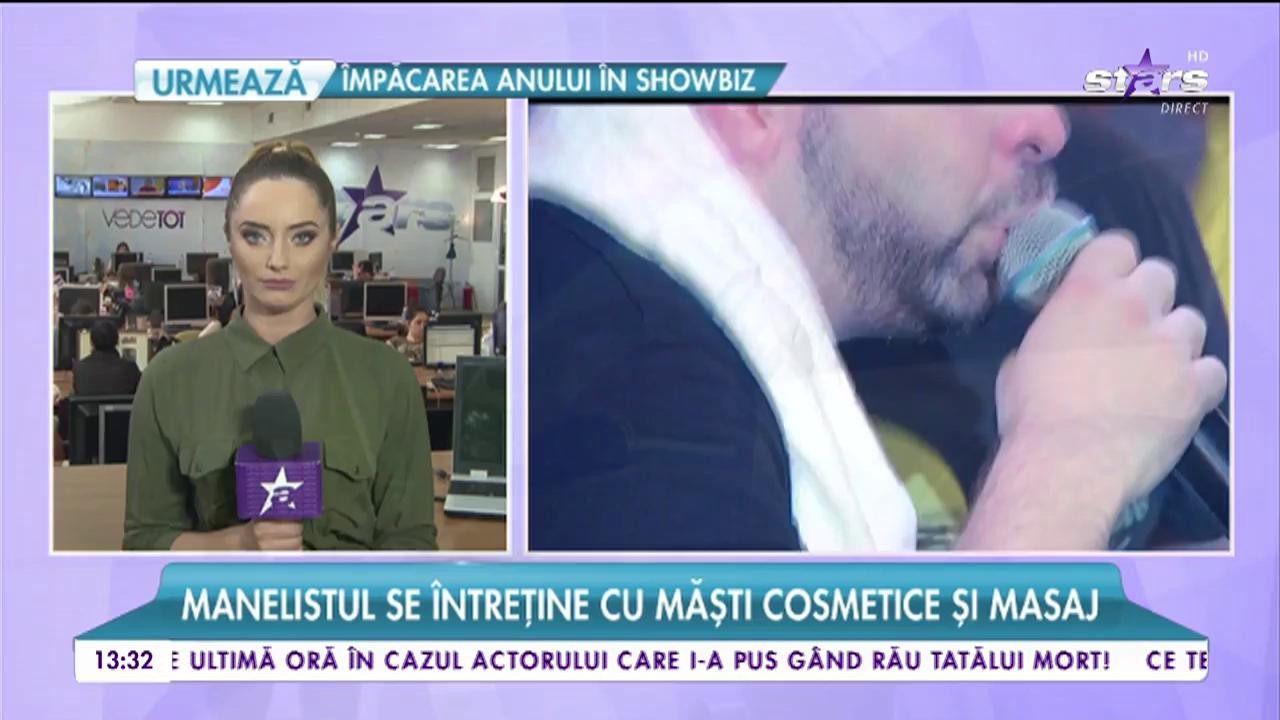 Florin Salam se &icirc;ntreține cu măști cosmetice și masaj