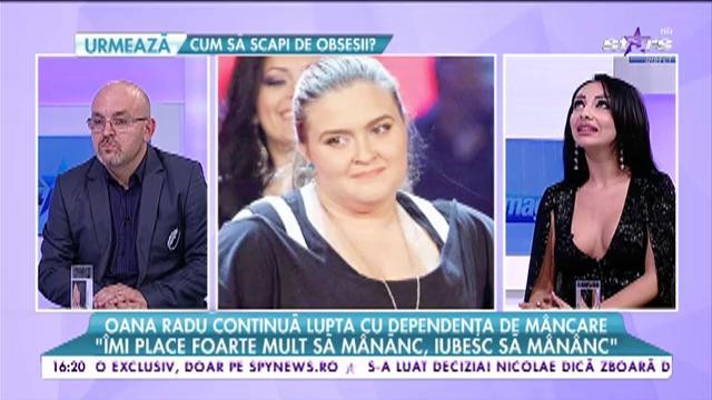 Oana Radu continuă lupta cu dependenţa de m&acirc;ncare