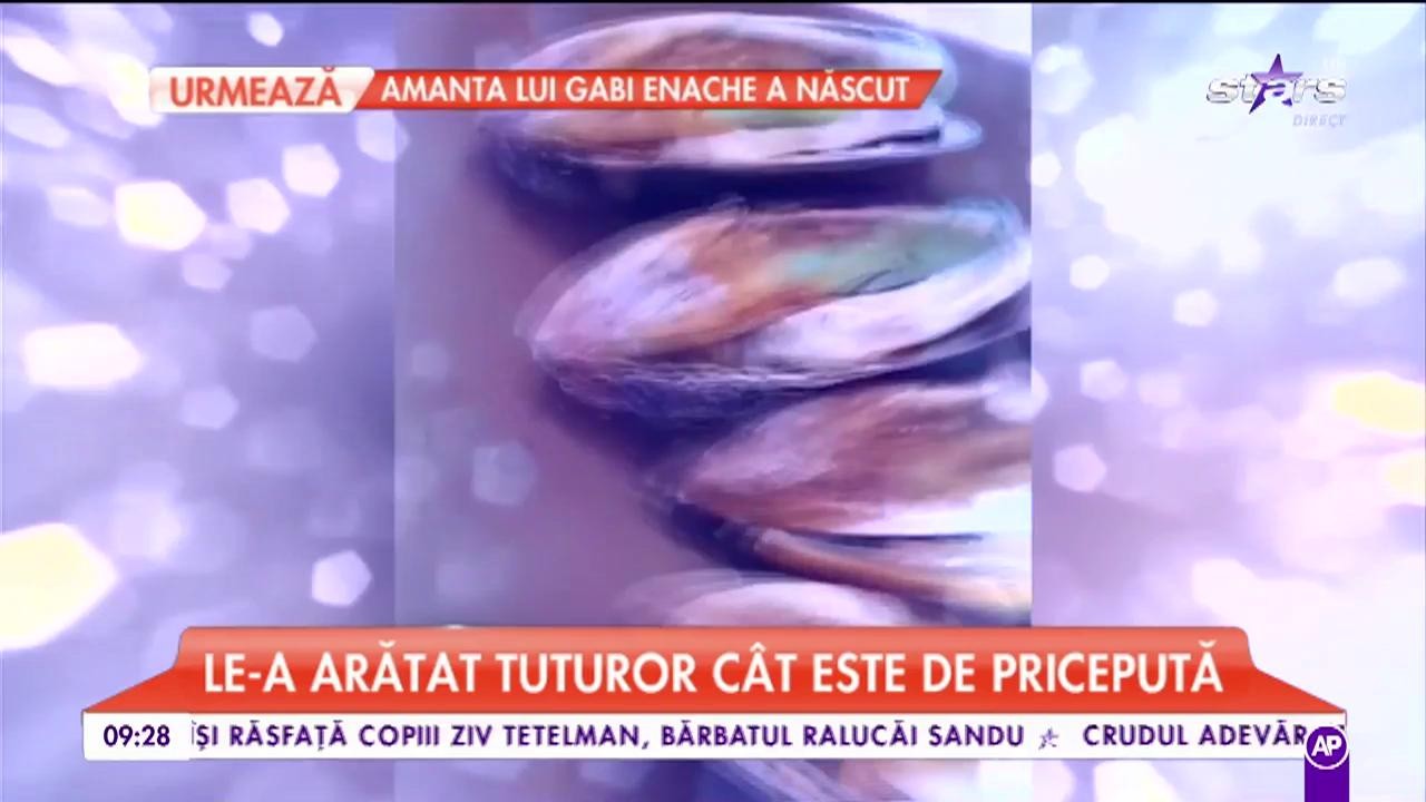 Anna Lesko a pregătit supă de raci și scoici