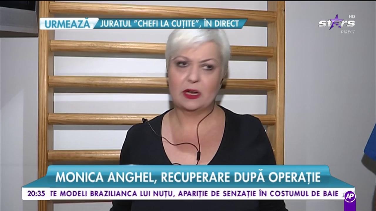 Monica Anghel, trage tare şedinţele de recuperare, după operaţia la coloană: "Se &icirc;nt&acirc;mplă să mai clachez"