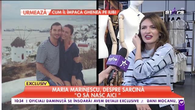 Maria Marinescu vorbește despre sarcină: &bdquo;Am aproape șase luni&rdquo;