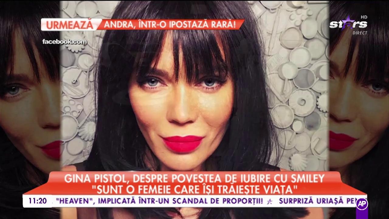 Gina Pistol , despre povestea de iubire cu Smiley: &bdquo;Sunt o femeie care trăiește ceva frumos&rdquo;