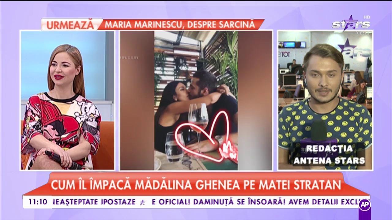 Cum &icirc;l &icirc;mpacă Mădălina Ghenea pe Matei Stratan