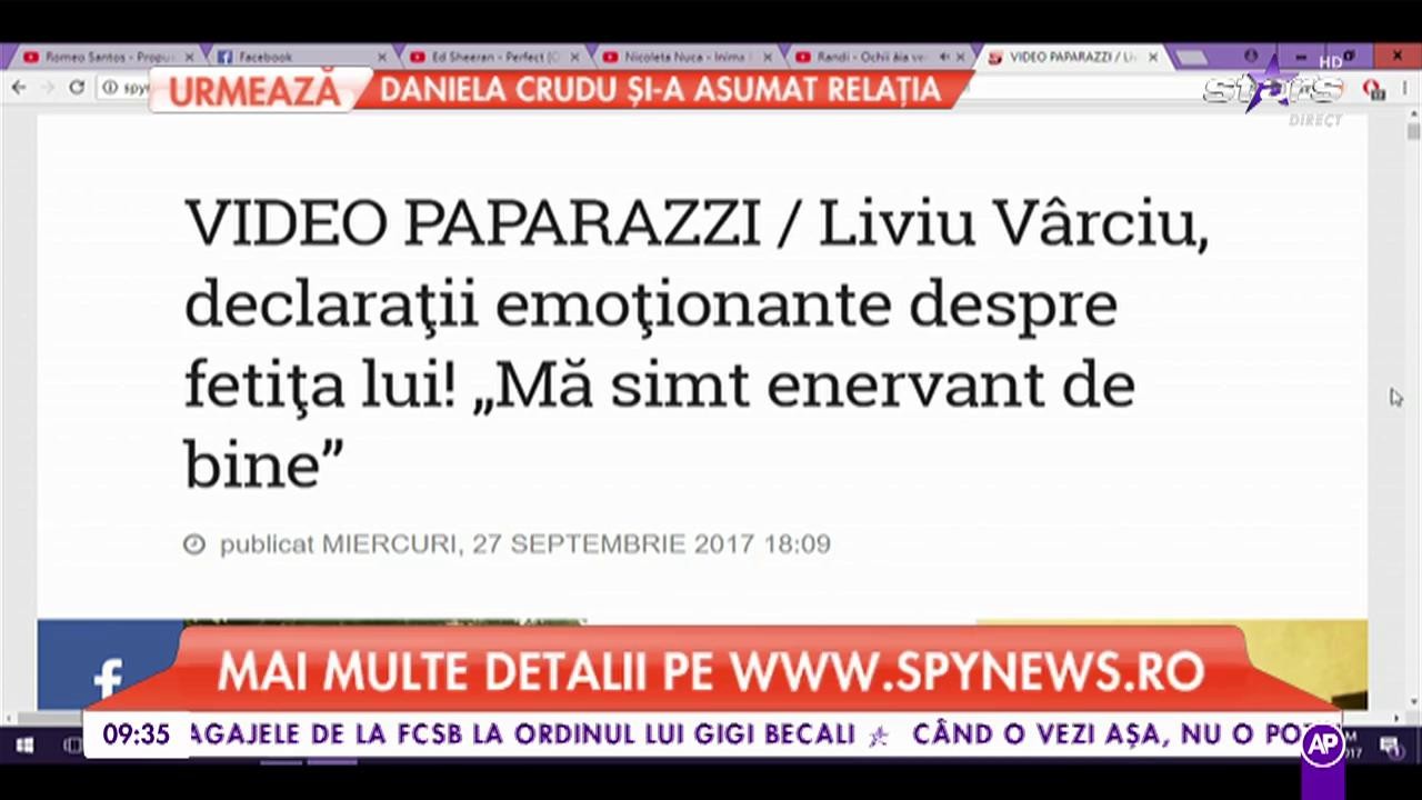 Liviu V&acirc;rciu, declarații emoționante: &bdquo;Ma simt enervant de bine&rdquo;
