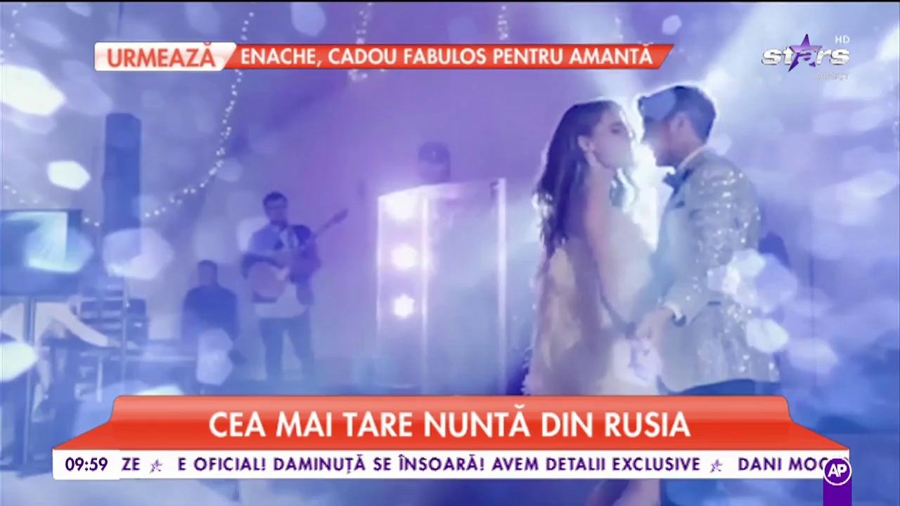 Cea mai tare nuntă din Rusia. Mireasa a purtat două rochii