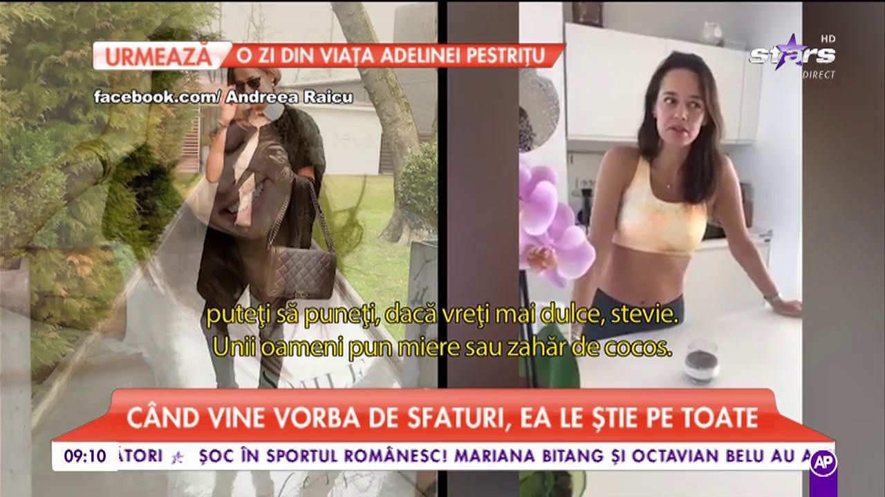 Andreea Raicu ne &icirc;nvață meniul care ne ajută să ne menținem &icirc;n formă
