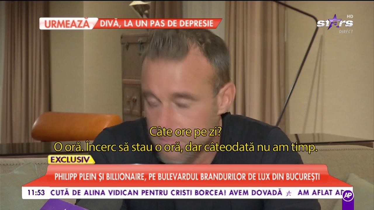 Philipp Plein, interviu, &icirc;n premieră pentru Antena Stars!