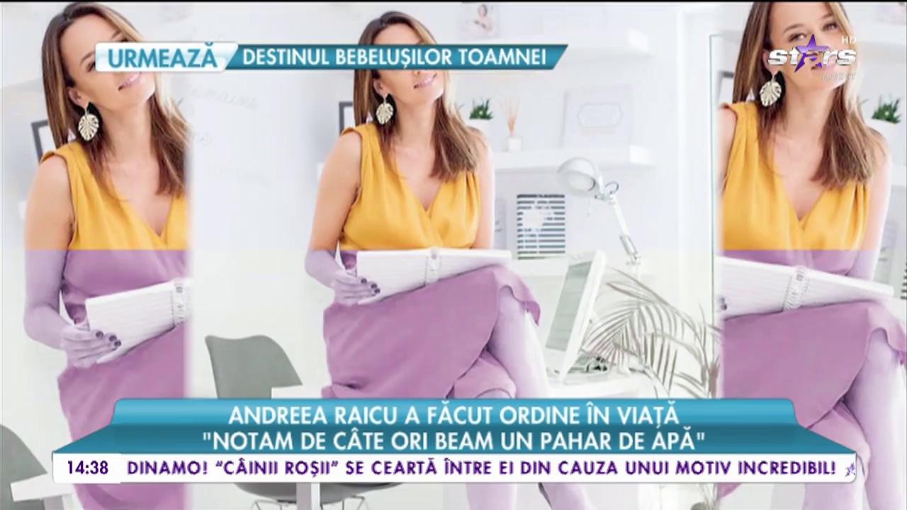 Andreea Raicu nu &icirc;şi menţine silueta zveltă numai prin sport, ci şi printr-un stil de viaţă sănătos