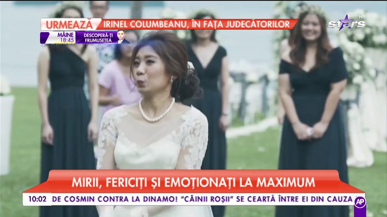 Doi tineri din China au avut o nuntă plină de momente emoţionante
