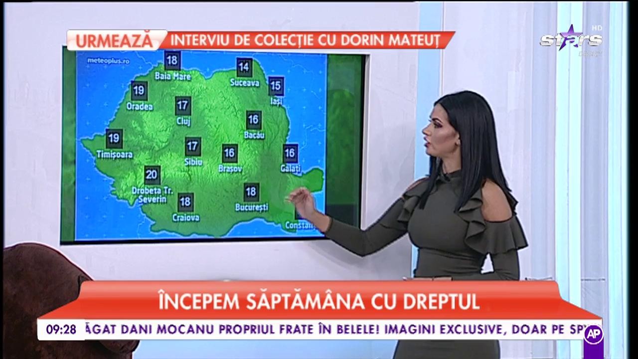 &Icirc;ncepem săptăm&acirc;na cu dreptul. Maximele ajung p&acirc;nă la 20 &deg;C