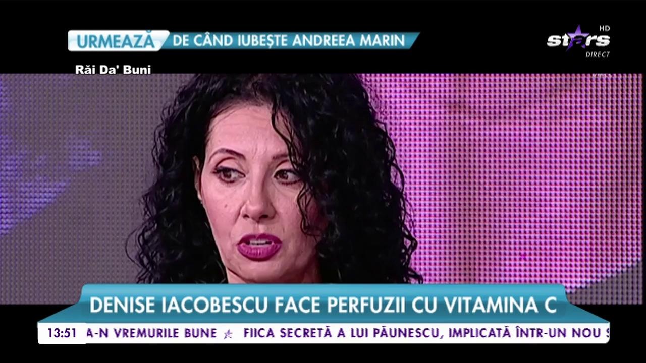 Mama Antoniei, preocupată cu sănătatea. Denise Iacobescu face perfuzii cu vitamina C