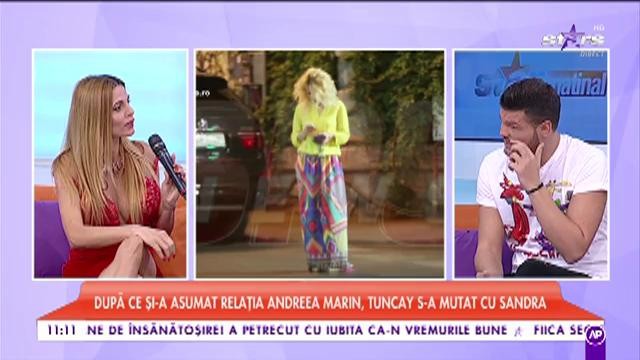 După ce și-a asumat relația Andreea Marin, Tuncay s-a mutat cu Sandra