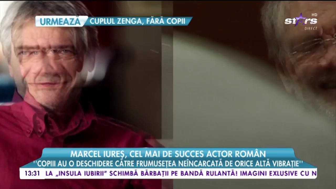 Marcel Iureş, cel mai de succes actor rom&acirc;n. &bdquo;Am avut multe modele&rdquo;