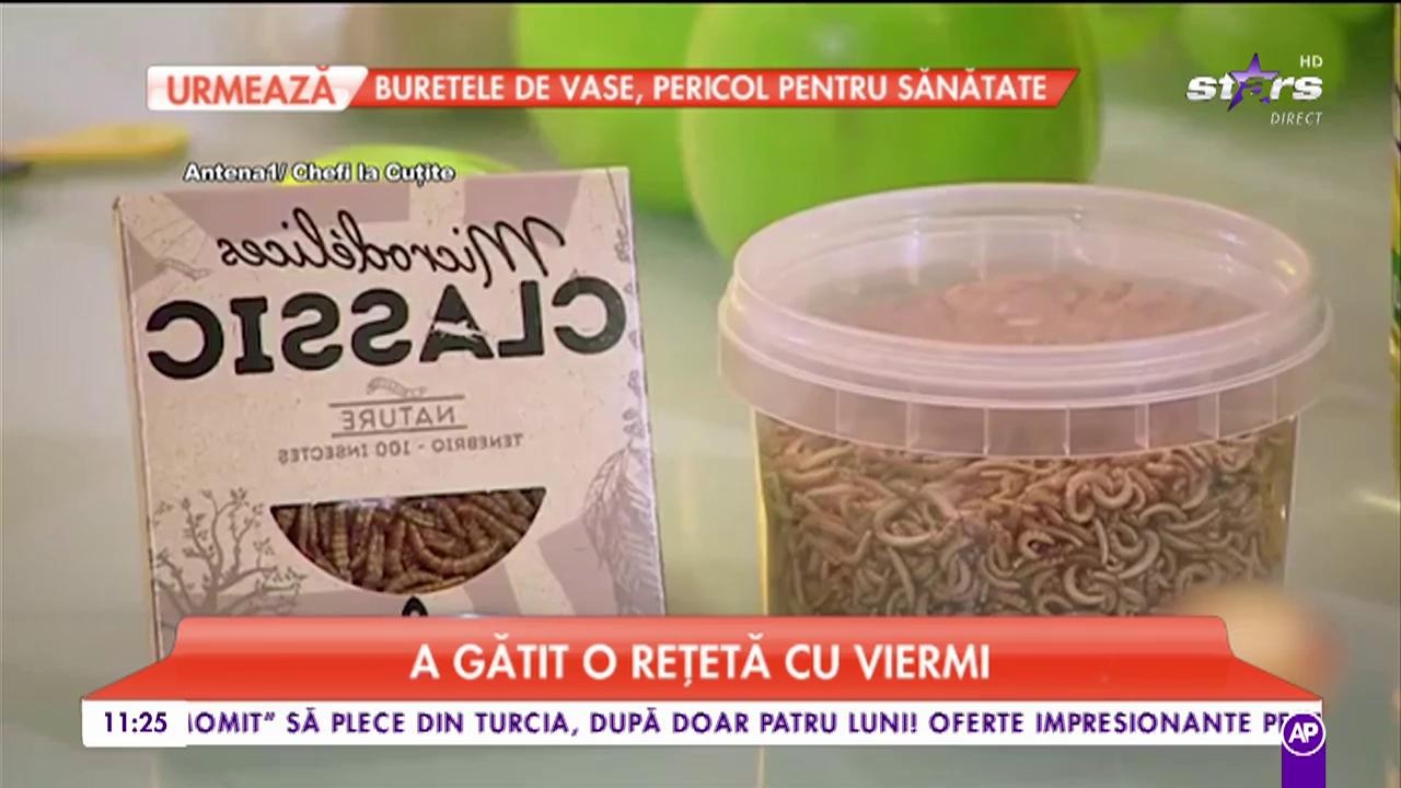 Concurentul care i-a surprins pe jurații de la &bdquo;Chefi la cuțite&rdquo;. Acesta a gătit o rețeta cu viermi