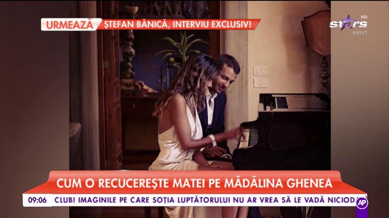 Cum &icirc;ncearcă Matei Stratan să o recucerească pe Mădălina Ghenea după ce s-a zis că s-au despărțit!