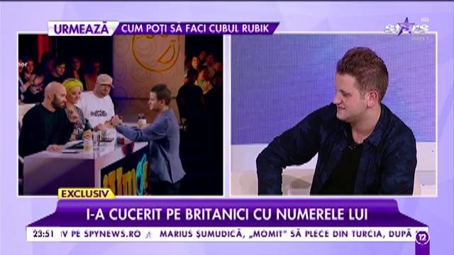 Secretele băiatului fenomen care a făcut senzaţie la iUmor prin Cubul Rubik!