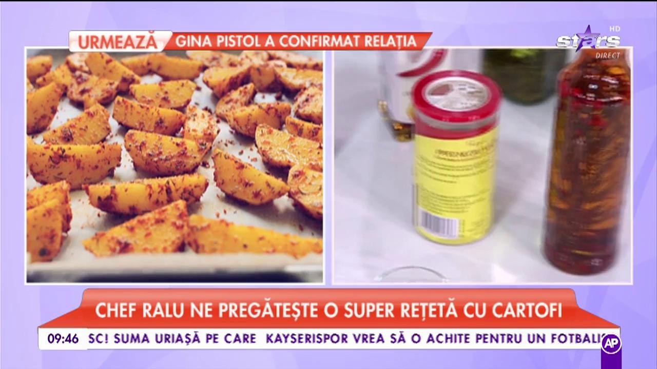 Chef Ralu ne pregătește &bdquo;Cartofi wedges&rdquo;, gustoși și simplu de preparat