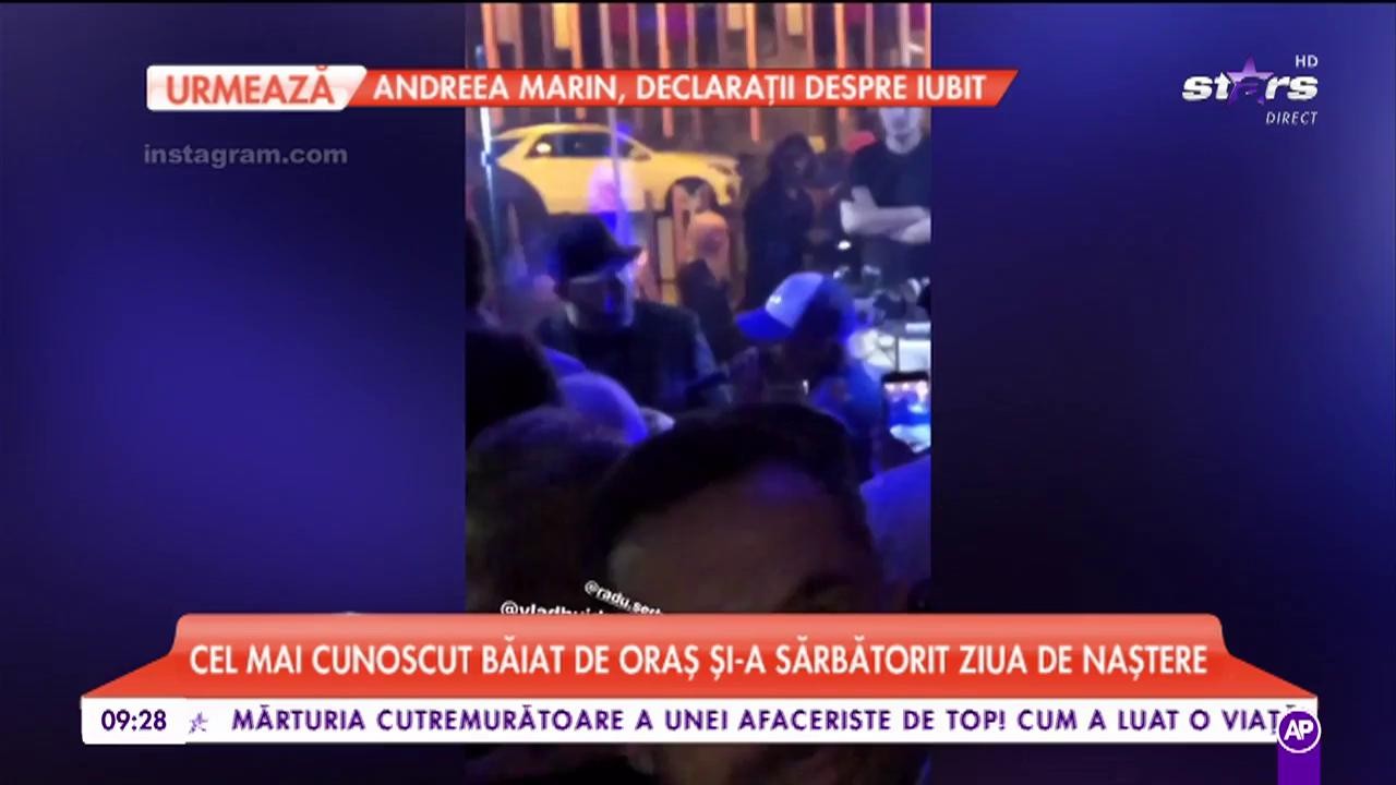 Cel mai cunoscut băiat de oraș și-a sărbătorit ziua de naștere. Codin Maticiuc a petrecut p&acirc;nă dimineață