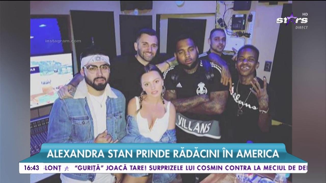 Alexandra Stan &icirc;şi &icirc;ncepe cariera muzicală &icirc;n America! Artista nici nu s-a mutat bine, că deja s-a pus pe treabă!