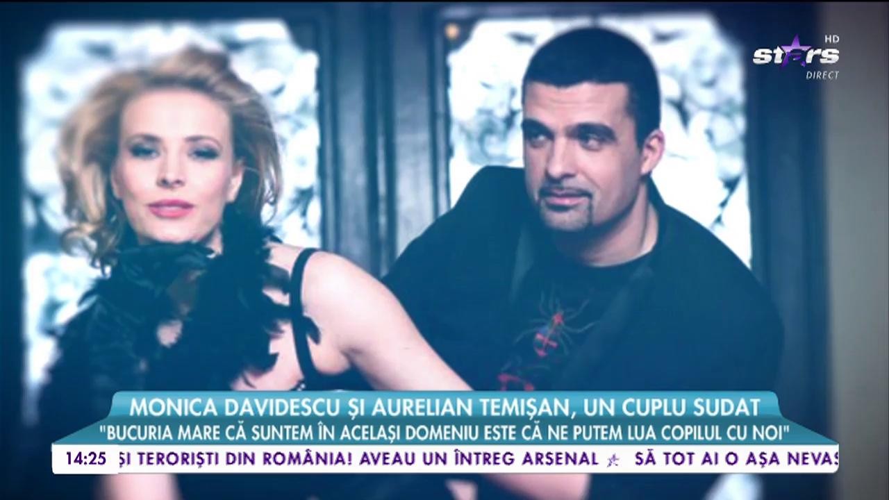 Monica Davidescu şi Aurelian Temişan, un cuplu sudat. &bdquo;La Monica mi-a plăcut simplitatea și eleganța ei&rdquo;
