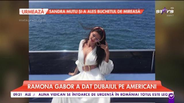 O zi din viața Ramonei Gabor. Cine este milionarul care o răsfață