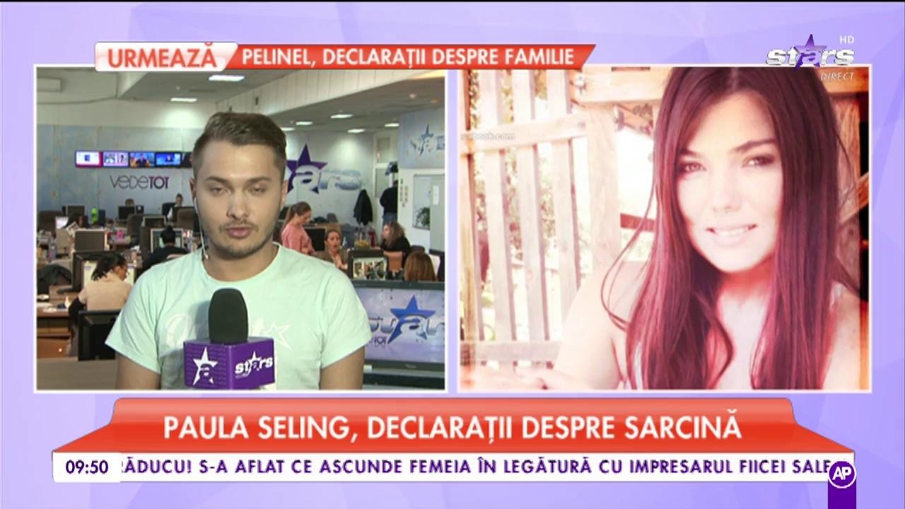 Paula Seling, declarații despre sarcină
