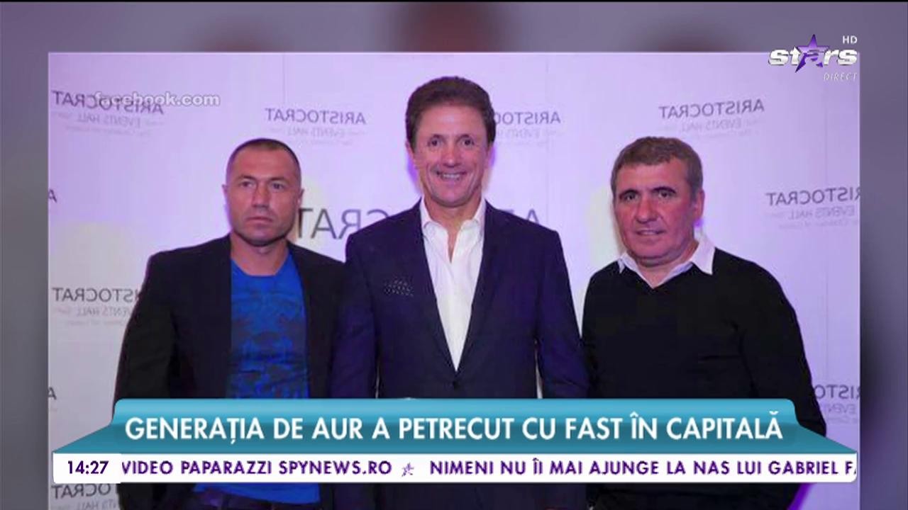Gică Popescu &icirc;şi sărbătoreşte ziua de naştere! Generaţia de Aur a petrecut cu fast &icirc;n Capitală!