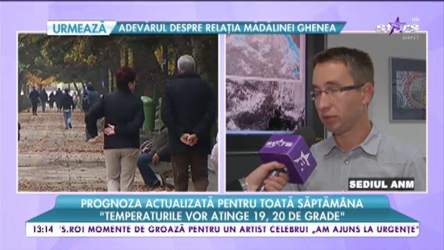 Prognoza meteo actualizată pentru toată săptăm&acirc;na: "Vom avea parte de o vreme caldă"