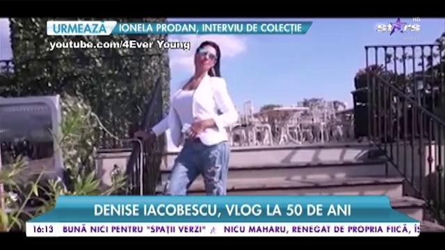 Denise Iacobescu, vlog la 50 de ani. Cea mai sexi bunică a pozat precum un model