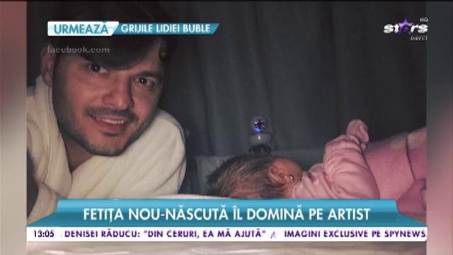 Fetiţa lui Liviu V&acirc;rciu l-a făcut pe prezentator să se răzg&acirc;ndească, deşi era foarte hotăr&acirc;t că el nu va schima scutece