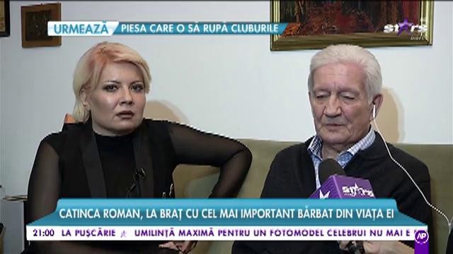 Zi importantă pentru Catinca Roman. Tatăl vedetei &icirc;mplinește 85 de ani.