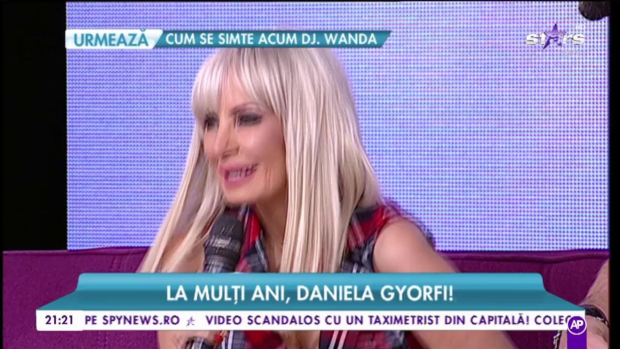 Daniela Gyorfi, &icirc;ntr-o rochie extrem de scurtă la 49 de ani! Mihai Morar i-a făcut artistei avansuri: "Dacă n-aș avea obligații..."