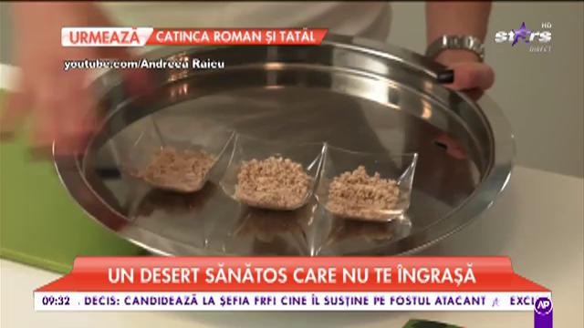 Andreea Raicu pregătește Cheesecake raw cu lăm&acirc;ie. Un desert sănătos care nu te &icirc;ngrașă