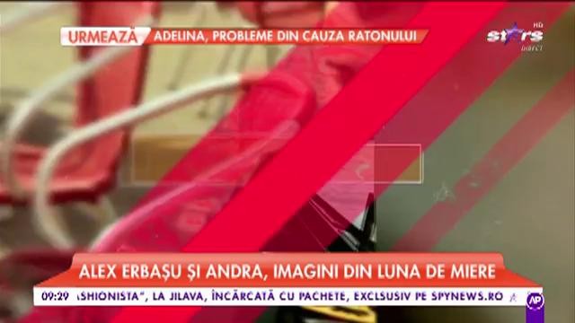 Alex Erbașu și Andra, imagini din luna de miere