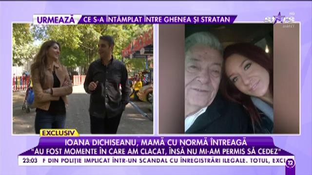 Ioana Dichiseanu, mamă cu normă &icirc;ntreagă: &rdquo;Intenționez să mă ocup doar de creșterea fiicei mele&rdquo;