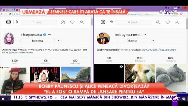 Bobby Păunescu și Alice Peneacă divorțează? Primele semne care confirmă ruptura dintre cei doi