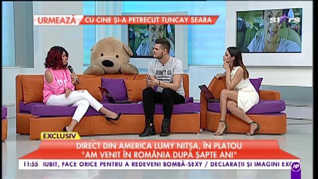 Lumy Nitsa a venit direct din SUA &icirc;n platoul de la Star Matinal! "Mi-ar plăcea să devin actriţă de comedie"