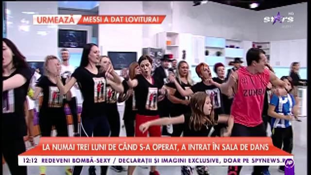 Aurelian Temișan, revenire spectaculoasă!  La numai trei luni după operația de hernie a intrat &icirc;n sala de dans