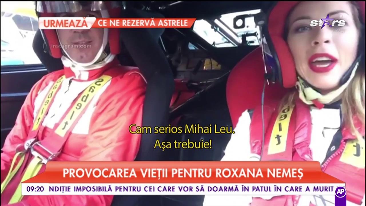 Roxana Nemeş, adrenalină la un concurs de raliu
