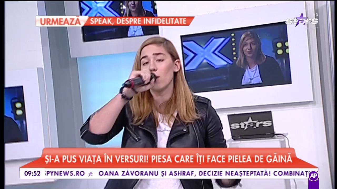 Diana Lavic și-a pus viața &icirc;n versuri! Ascultă piesa campioanei care i-a lăsat fără cuvinte pe jurații de la X Factor