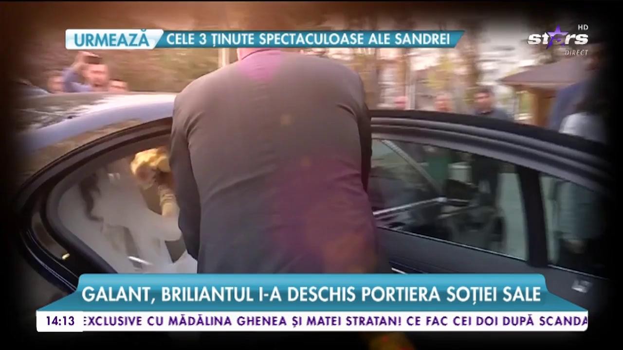 Adrian Mutu i-a deschis portiera soţiei sale! Fostul fotbalist a fost atent mereu la Sandra