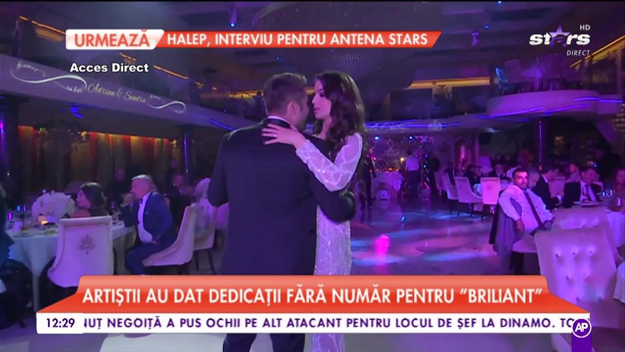 Nume importante din fotbal la nunta lui Adrian Mutu! Artiştii au dat dedicaţii fără număr pentru "Briliant"