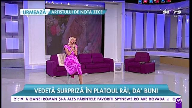 Vedetă surpriză &icirc;n platoul Răi, da' buni. Ianna Novac interpretează noua ei piesă
