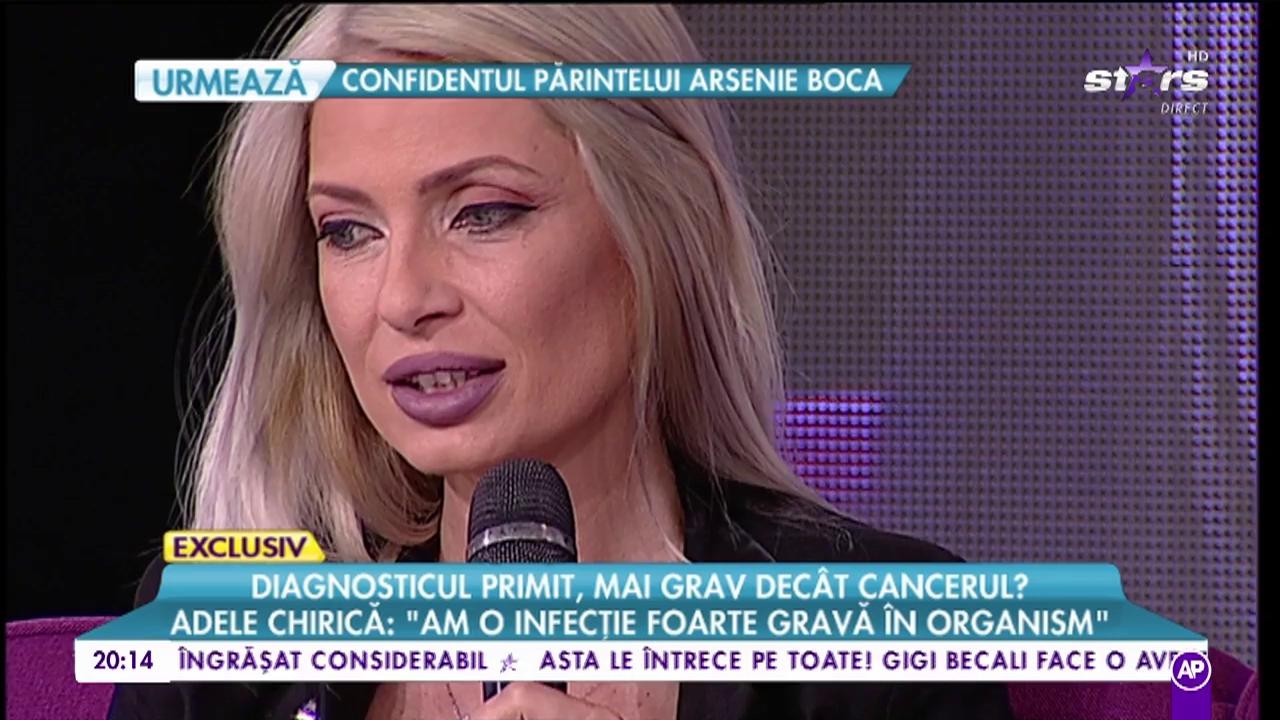 Trebuia să se opereze, dar medicii au trimis-o acasă. Adele Chirică: "Nu am cum să condamn un bărbat la o viață ca a mea"
