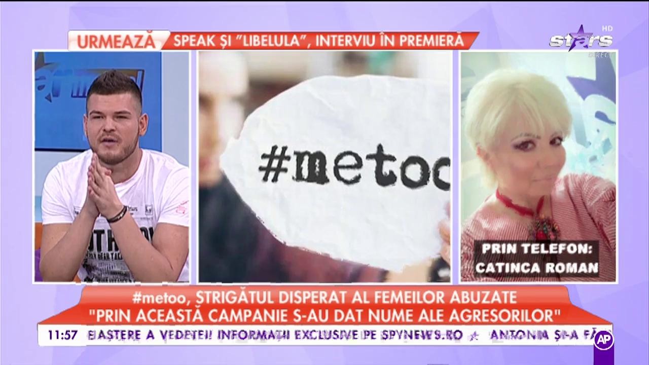 Catinca Roman: &bdquo;Femeia are mai puține dreturi &icirc;n fața bărbatului. Ele nu trebuie să tacă&rdquo;