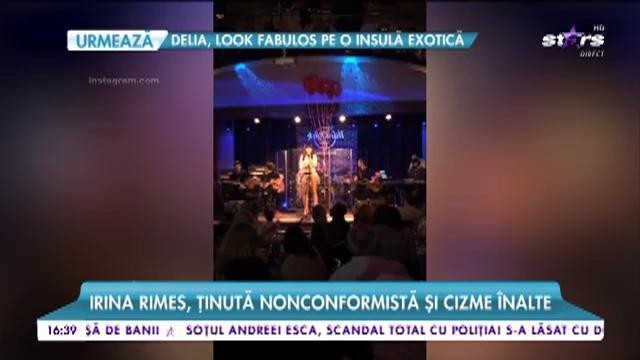 Mare petrecere &icirc;n lumea mondenă. Lora, tinută &icirc;ncărcată și coafură simplă