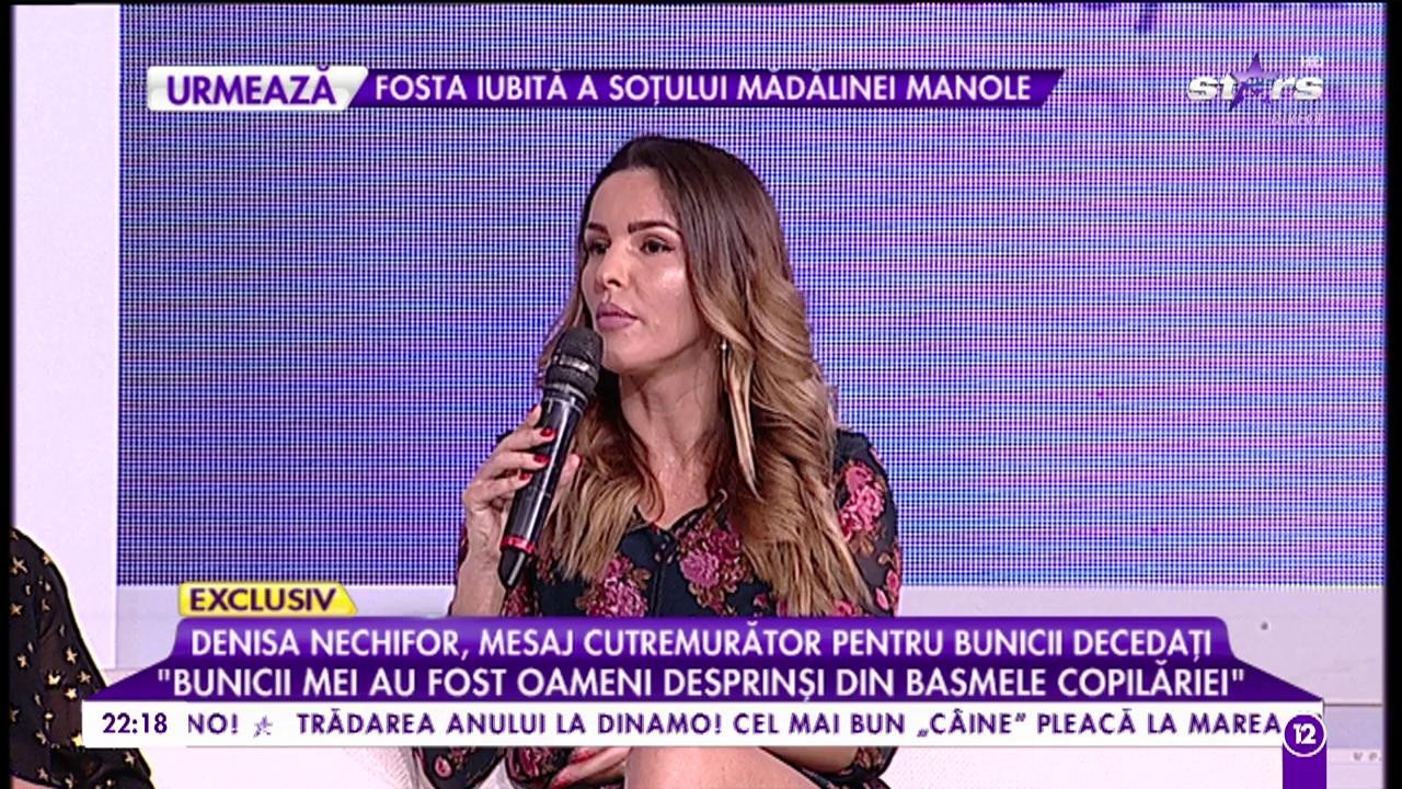 Denisa Nechifor, mesaj cutremurător pentru bunicii decedați: &rdquo;Bunicii mei au fost oameni desprinși din basmele copilăriei&rdquo;