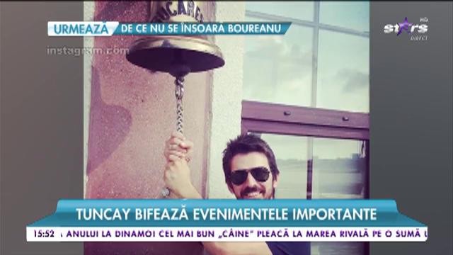 Tuncay caută atenția tuturor. Turcul este prezent la numeroase evenimente importante