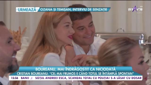 Boureanu, mai &icirc;ndragostit ca niciodată: "Cel mai frumos e cănd totul se &icirc;ntamplă spontan"