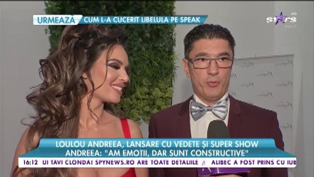 Loulou Andreea, lansare cu vedete și super show: "Mi-am dorit să fac și altceva"